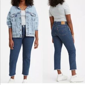 Levi’s Wedgie Fit Straight Jeans Medium Wash